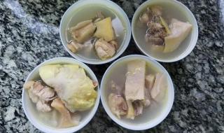 榴莲皮煲鸡汤的做法步骤 榴莲炖鸡的做法